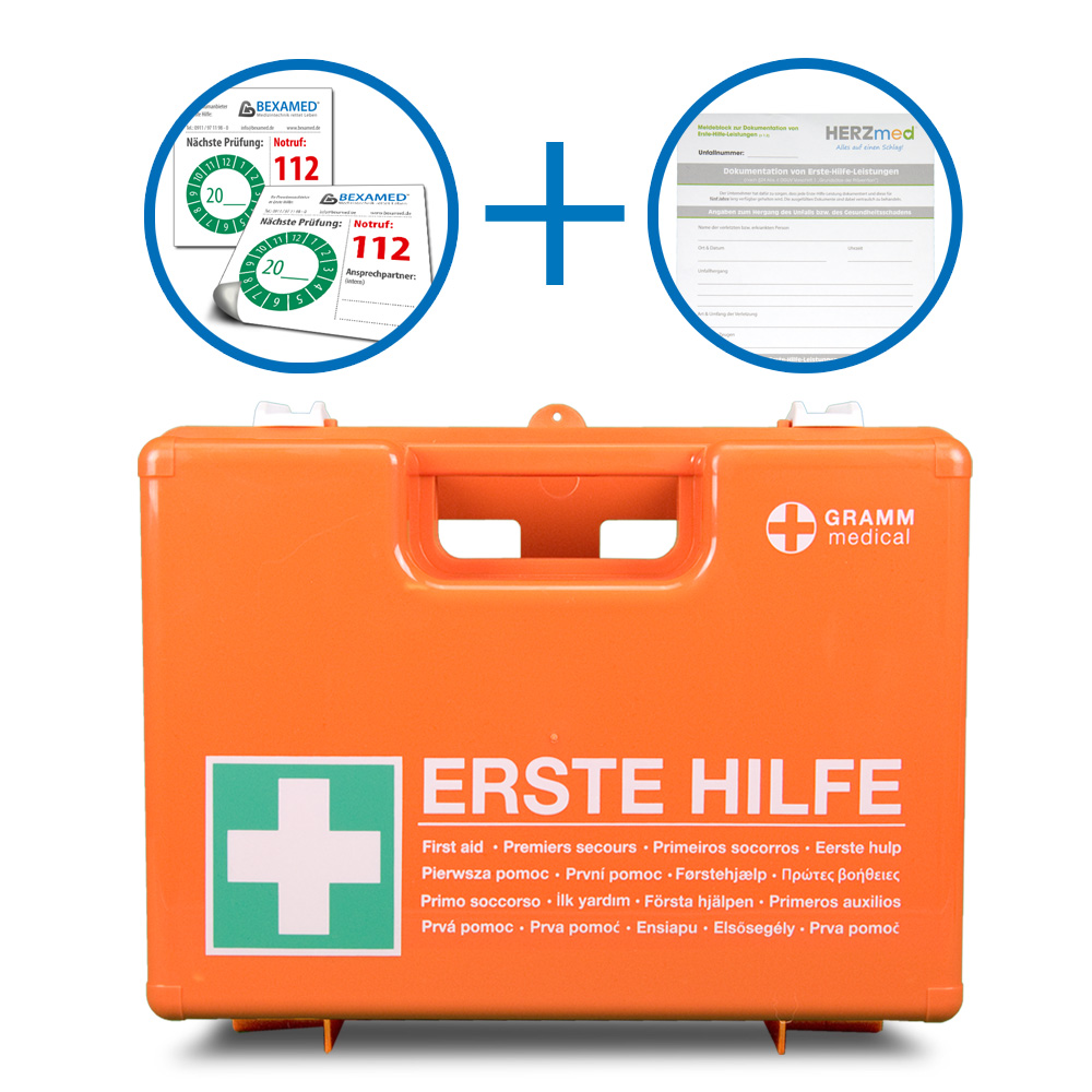 Erste-Hilfe-Koffer MULTI - Verbandkasten mit Füllung DIN 13169