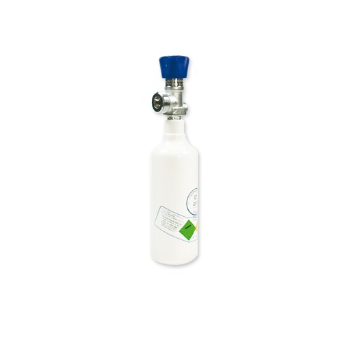 Sauerstoff-Flasche Stahl 3,0 Liter gefüllt