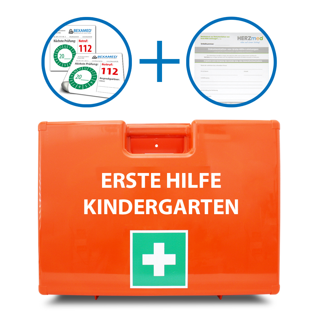 Erste Hilfe Verbandkasten Kindergarten nach DIN 13157:2021 +